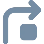 Turn Right SVG Icon